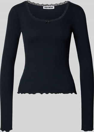 Review Longsleeve mit Rundhalsausschnitt in Black, Gr&ouml;&szlig;e XL