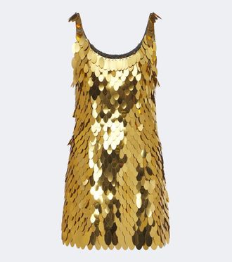 Paco Rabanne Sequined minidress