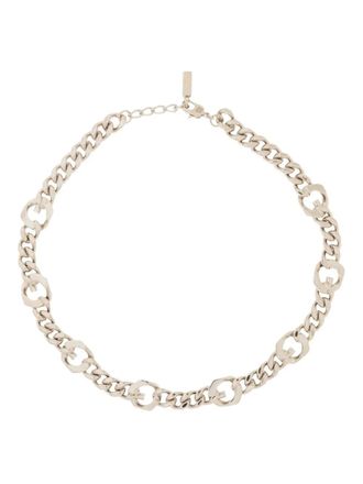 Givenchy chain-link necklace - men - Brass - One Size - Silver