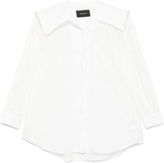 Simone Rocha Sailor-collar Puff-sleeves Shirt