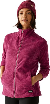 Regatta Womens Mayse Full Zip Long Sleeve Fleece Top Fig 16 Lilac