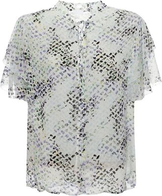 Lala Berlin Lichtgewicht Blouse Top - Dames - Blouses - Veelkleurig - L - Overhemden