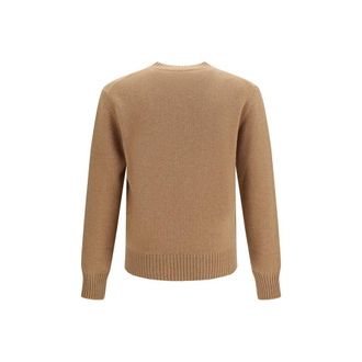 Ami Cashmere Blend Sweater - Brown