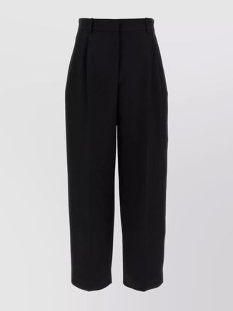 The Row trousers front pleated belt loops