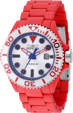Invicta IN-49482 Mens Grand Diver Watch - Red - One Size