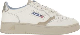 Autry Sneakers, female, White, 7 UK, Medalist Low Leather Trainers