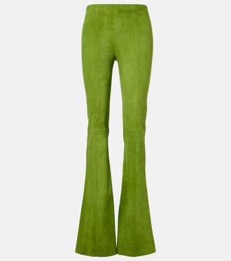 Stouls Gege suede flared pants