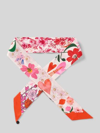 Codello Seidentuch aus reiner Seide mit floralem Allover-Print in Pink, Gr&ouml;&szlig;e 1