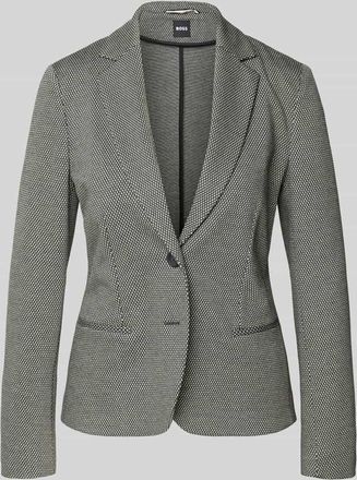 HUGO BOSS Regular Fit Blazer aus Viskose-Mix Modell JONALAHRA in Black, Größe 32