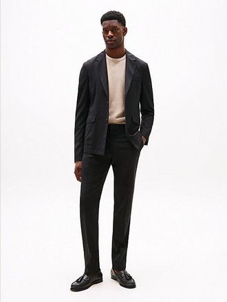 Tommy Hilfiger Pure Wool Twill Pressed Crease Trousers