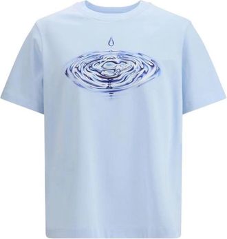 Casablanca Katoenen T-Shirt - Heren - T-shirts - Blauw - S - Katoen - Tops