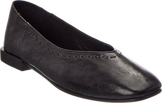 Frye Claire Leather Flat