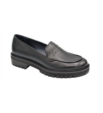 Eric Michael Womens Rumer Loafer - Medium In Black
