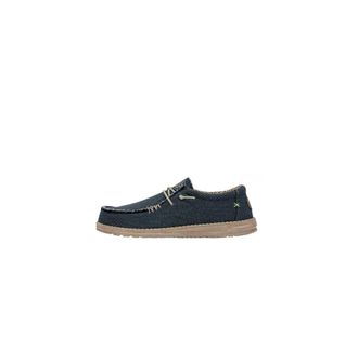 Hey Dude Stretch Fabric Slip-On Sneaker - male - Hey Dude - Laced Shoes - Blue - 12 UK - Shoes