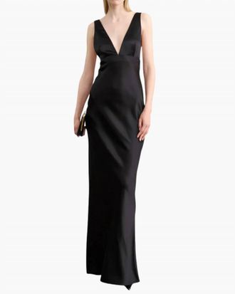 Nili Lotan Bionca Silk Dress In Black