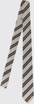 Valentino Garavani Regimental Striped Silk Tie with VLogo Signature