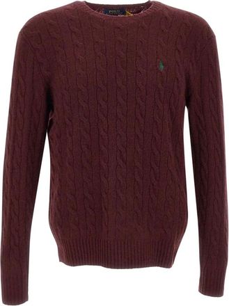 Polo Ralph Lauren Classics Pullover - Heren - Ronde hals truien - Rood - XL - Wol - Truien & Vesten
