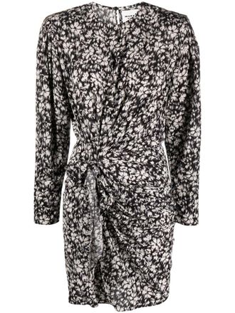Isabel Marant Dulce floral-print minidress - Black