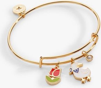 Alex and Ani Garden Party Multi Charm Bangle in Gold at Nordstrom