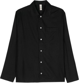 Another Aspect 2.1 silk shirt - men - Silk - M - Black