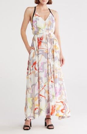 Joie Esmeralda Silk Gown in Gardenia Multi at Nordstrom Rack, Size X-Large
