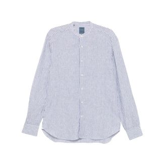 Barba Gestreepte Shirt - Heren - Casual Overhemden - Blauw - 3XL - Overhemden