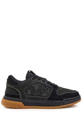 Amiri Classic Logo-appliqu&eacute;d Suede Sneakers - Black - 45 (IT45 / UK11)
