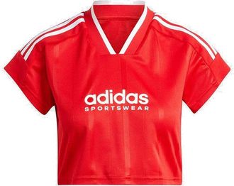 adidas (WMNS) adidas Tiro Cut 3-Stripes Crop Asia Sizing Red White IZ2084