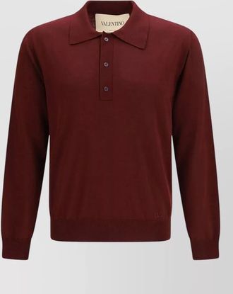 Valentino Garavani wool regular-fit polo jumper