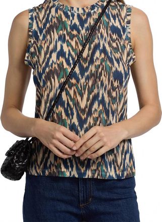 Ulla Johnson Ines Sleeveless Top In Riverslate