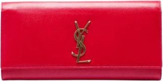 Saint Laurent Pre-owned Vintage Clutch - Dames - Vintage Clutch - Rood - ONE Size - Vintage