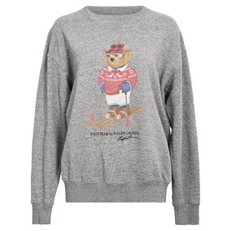 Polo Ralph Lauren Polo Bear Fleece Sweatshirt in Grey Cotton