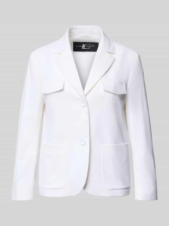 Luisa Cerano Luisa Cerano Slim Fit Blazer mit Reverskragen in Weiss, Gr&ouml;&szlig;e 34