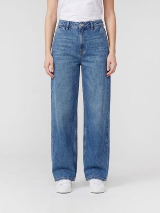 Magda Butrym Jeans palazzo a vita alta in denim con gamba larga