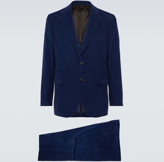 Brioni Cotton and cashmere corduroy suit