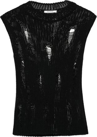 Gauch&egrave;re Donna, Top, Nero, M, new