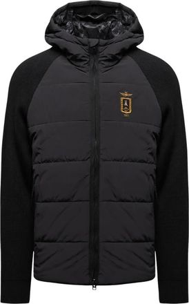 Aeronautica Jassen, Heren, Zwart, 2Xl, Leer, 262Am 1389Ucl 00005 Hybrid Jacket
