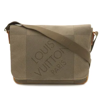 Louis Vuitton Earth Khaki Damier Geant Handbag Shoulder Bag (Pre-Owned)