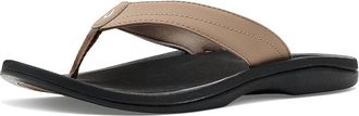 Olukai Ohana W Womens Sandals Warm Taupe/Black : 12 B - Medium, Synthetic
