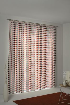 Adam Vorhang »Circles« Kräuselband 1 Stk. tlg. aus 100% Bio-Baumwolle