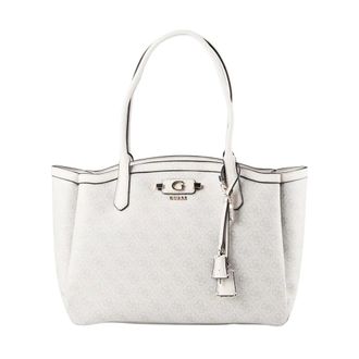 Guess Tassen, Dames, Wit, ONE Size, Polyester, Lindsey Tote