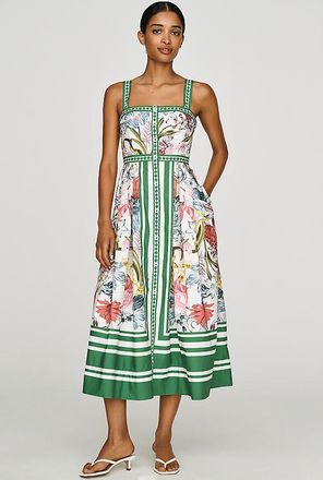 Maeve Cotton Printed Midi Dress