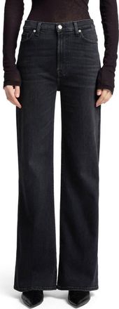 7 For All Mankind Jo Ultra High Waist Wide Leg Jeans in Bottomline at Nordstrom, Size 25