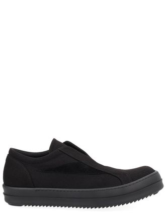 Rick Owens Black Laceless Vintage Sneaks Slip-On Sneakers