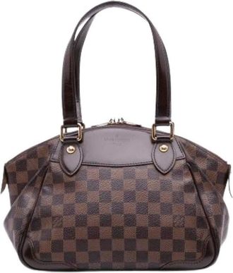 Louis Vuitton Pre-owned Handbags, female, Brown, Size: ONE SIZE Pre-owned Vintage Leather Handbag