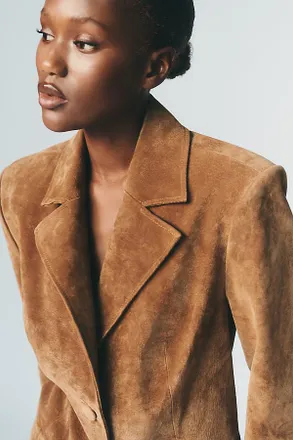 Avec Les Filles Suede Blazer Jacket