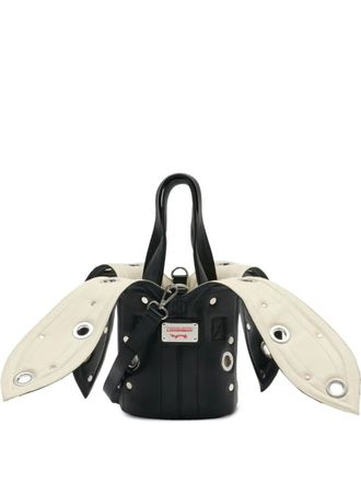 Charles Jeffrey Loverboy Shopper met twee handvatten en ringlets - Zwart