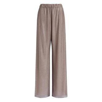 Alberta Ferretti Dames, Broeken, Grijs, Maat: XS