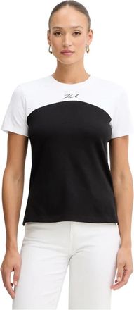 Karl Lagerfeld Mujer, Camisetas, Negro, Talla: XS