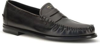 Prada Calf Leather Loafer - Black